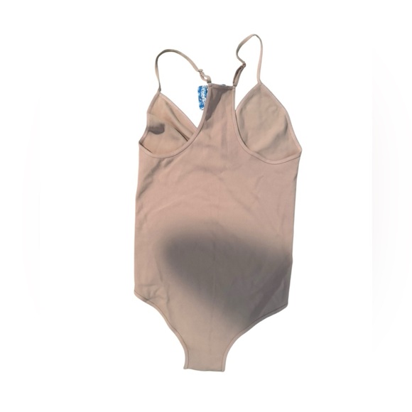 NWT Free People Intimately Fp Move Along Racerback Pink Bodysuit, Size M/L - Picture 3 of 4